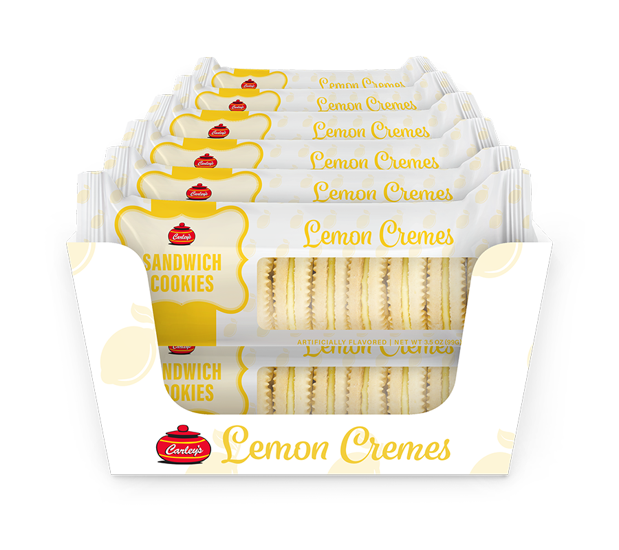Lemon Sandwich Cremes | Discover Flavor Delight — Carley's, Inc